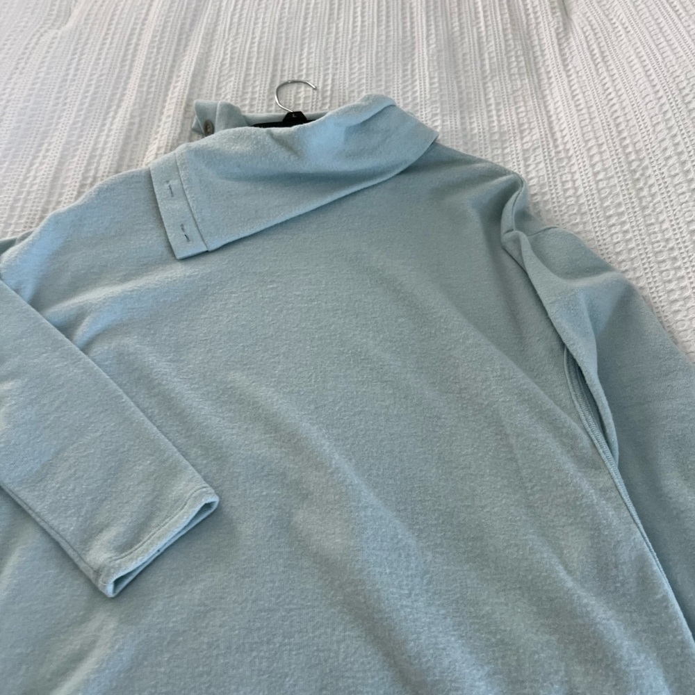 Ruby Rd Women's Light Blue Button-Detail Top - Picture 5 of 6